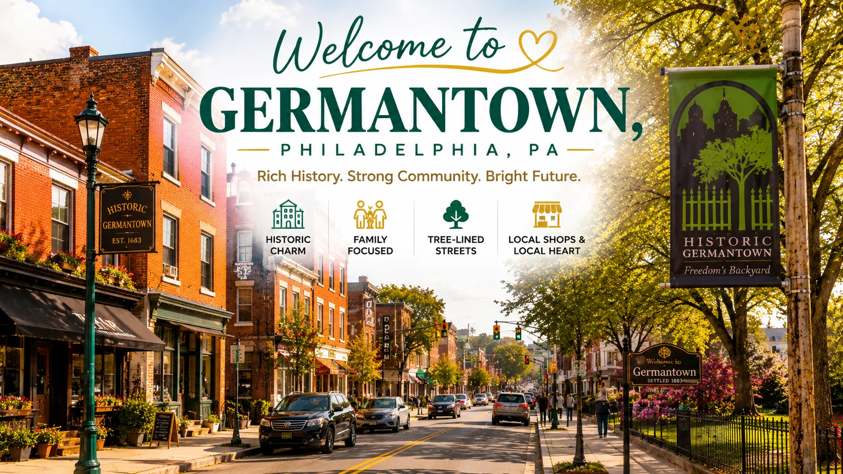 Welcome to Germantown, Philadelphia, PA — a historic community with family charm